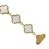 ヴァンクリーフ＆アーペル Van Cleef & Arpels アルハンブラ  ホワイトシェル 122974 ホワイトシェル K18YG レディース 腕時計