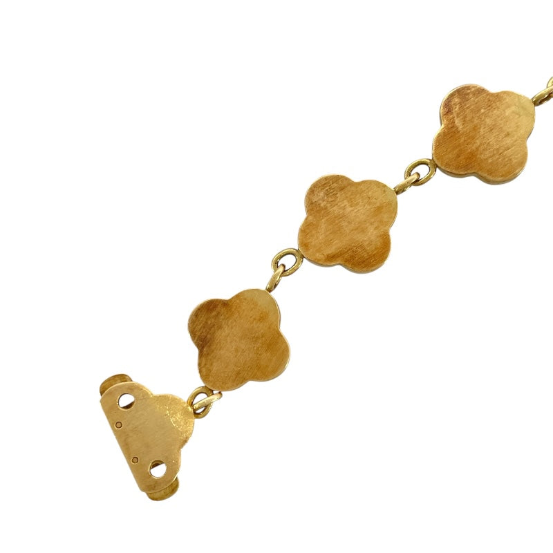 ヴァンクリーフ＆アーペル Van Cleef & Arpels アルハンブラ  ホワイトシェル 122974 ホワイトシェル K18YG レディース 腕時計