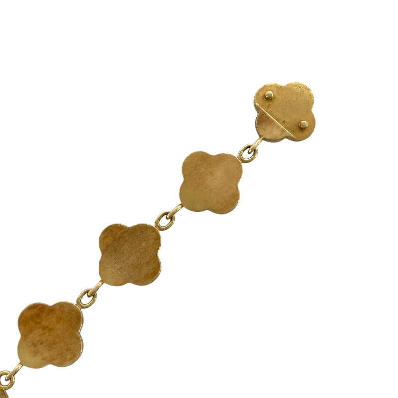 ヴァンクリーフ＆アーペル Van Cleef & Arpels アルハンブラ  ホワイトシェル 122974 ホワイトシェル K18YG レディース 腕時計