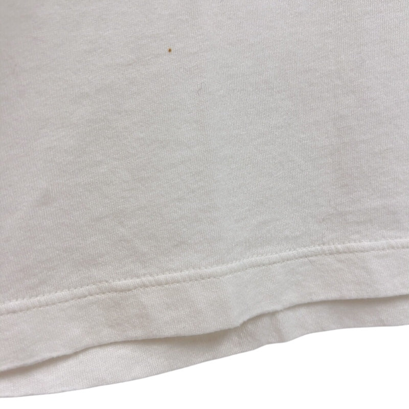 グッチ GUCCI ロゴプリントTシャツ　SS 457095 ホワイト コットン メンズ 半袖Ｔシャツ