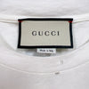 グッチ GUCCI ロゴプリントTシャツ　SS 457095 ホワイト コットン メンズ 半袖Ｔシャツ