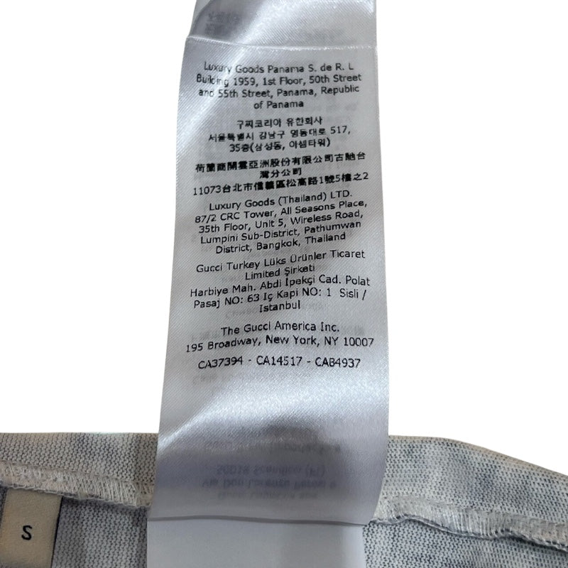 グッチ GUCCI × THE NORTH FACE ロゴプリントTシャツ 672475 コットン メンズ 半袖Ｔシャツ