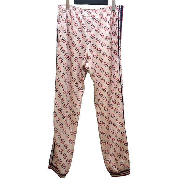 グッチ GUCCI GG総柄トラックパンツ 575738 クリーム ポリエステル メンズ パンツ