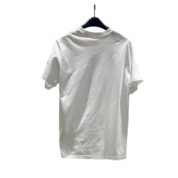 モンクレール MONCLER ロゴプリントTシャツ 24SS 8C000 ホワイト コットン メンズ 半袖Ｔシャツ