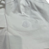 モンクレール MONCLER ロゴプリントTシャツ 24SS 8C000 ホワイト コットン メンズ 半袖Ｔシャツ