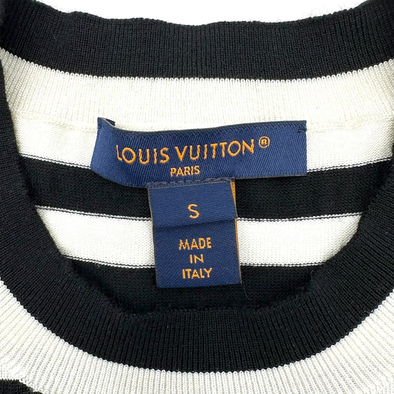 ルイ・ヴィトン LOUIS VUITTON ボーダーニットポロシャツ FPKS01