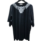 ジバンシィ GIVENCHY デザインプリントTシャツ ブラック コットン メンズ 半袖Ｔシャツ