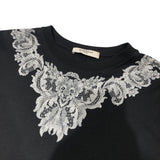ジバンシィ GIVENCHY デザインプリントTシャツ ブラック コットン メンズ 半袖Ｔシャツ