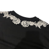 ジバンシィ GIVENCHY デザインプリントTシャツ ブラック コットン メンズ 半袖Ｔシャツ