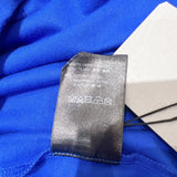 バレンシアガ BALENCIAGA ロゴプリントTシャツ 2020年 612966 ブルー コットン メンズ 半袖Ｔシャツ