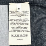 エルメス HERMES ツイルレーヌニットトップス 2H2835D5 ブラック シルク メンズ カットソー