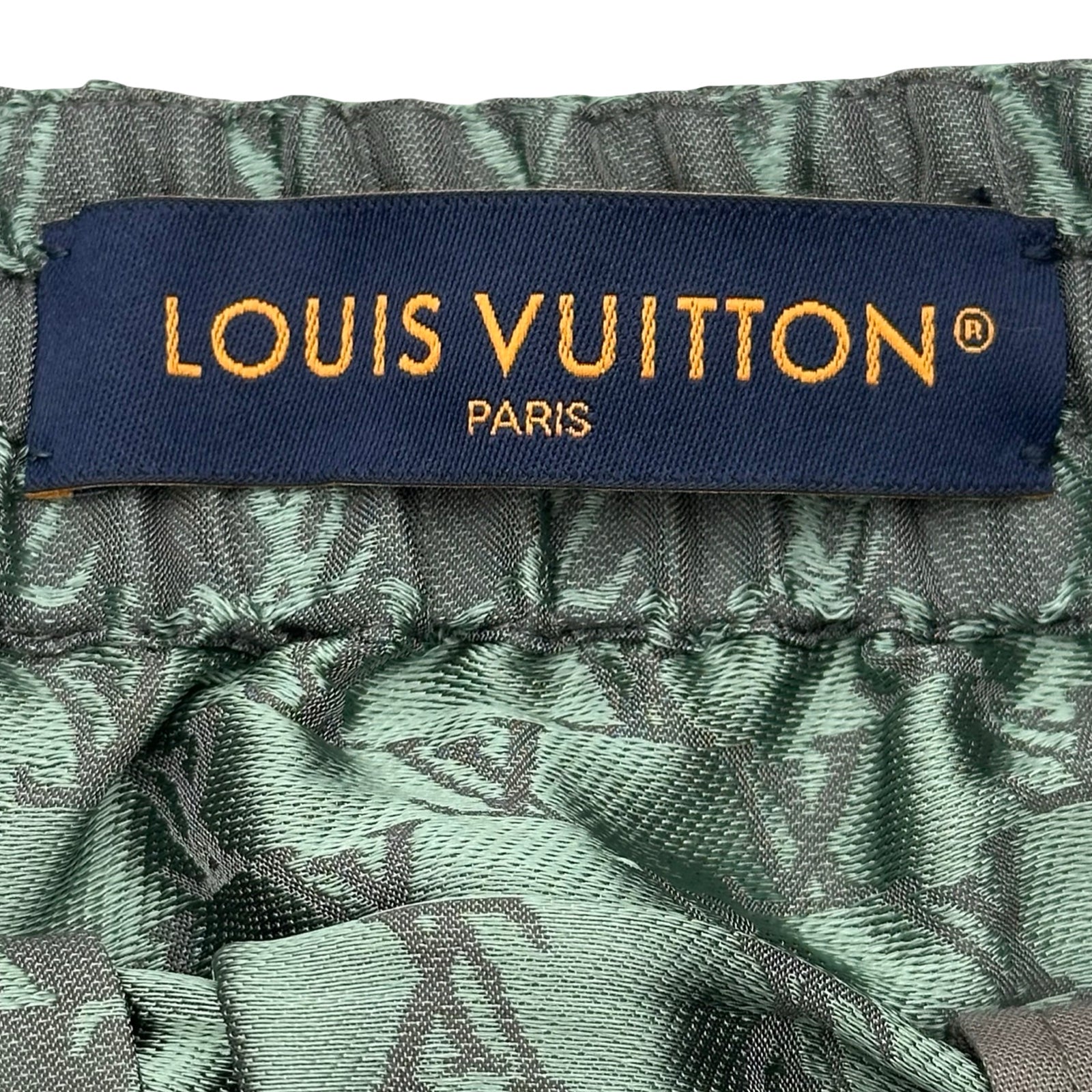 ルイ・ヴィトン LOUIS VUITTON LVロゴ総柄シルクショートパンツ HRP08W