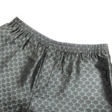 ルイ・ヴィトン LOUIS VUITTON LVロゴ総柄シルクショートパンツ HRP08W グレー シルク メンズ ショートパンツ