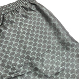 ルイ・ヴィトン LOUIS VUITTON LVロゴ総柄シルクショートパンツ HRP08W グレー シルク メンズ ショートパンツ