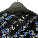 エルメス HERMES プリントTシャツ 4E4651DC ブラック コットン レディース 半袖Ｔシャツ