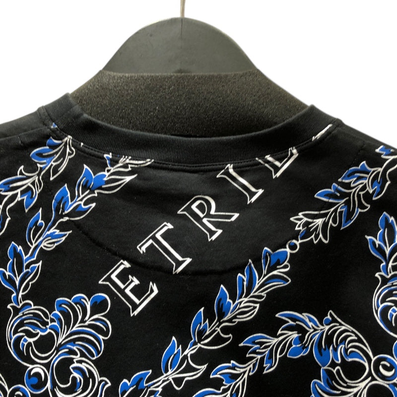 エルメス HERMES プリントTシャツ 4E4651DC ブラック コットン レディース 半袖Ｔシャツ