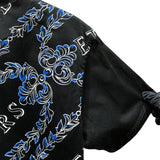 エルメス HERMES プリントTシャツ 4E4651DC ブラック コットン レディース 半袖Ｔシャツ