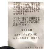 エルメス HERMES プリントTシャツ 4E4651DC ブラック コットン レディース 半袖Ｔシャツ