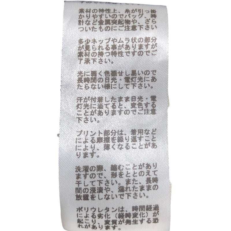 エルメス HERMES プリントTシャツ 4E4651DC ブラック コットン レディース 半袖Ｔシャツ