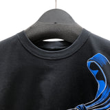エルメス HERMES プリントTシャツ 4E4651DC ブラック コットン レディース 半袖Ｔシャツ