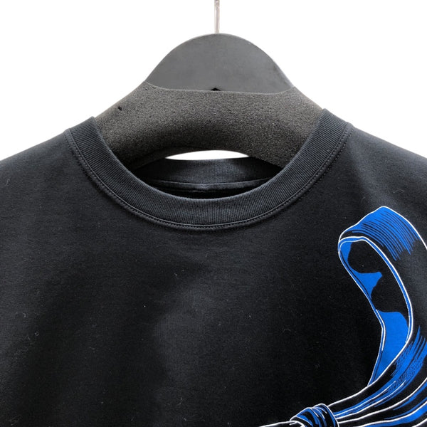 エルメス HERMES プリントTシャツ 4E4651DC ブラック コットン レディース 半袖Ｔシャツ