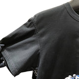 エルメス HERMES プリントTシャツ 4E4651DC ブラック コットン レディース 半袖Ｔシャツ