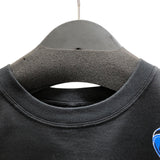 エルメス HERMES プリントTシャツ 4E4651DC ブラック コットン レディース 半袖Ｔシャツ