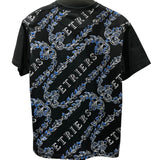 エルメス HERMES プリントTシャツ 4E4651DC ブラック コットン レディース 半袖Ｔシャツ