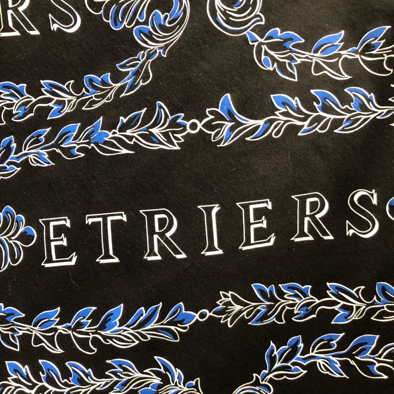 エルメス HERMES プリントTシャツ 4E4651DC ブラック コットン レディース 半袖Ｔシャツ