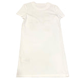 エルメス HERMES Tシャツワンピース 4E4530DA ホワイト コットン コットン レディース ワンピース
