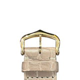 カルティエ Cartier サントスデュモンLM WGSA0097 YG/革 手巻き メンズ 腕時計