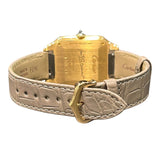 カルティエ Cartier サントスデュモンLM WGSA0097 YG/革 手巻き メンズ 腕時計