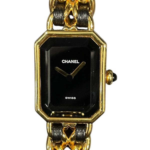 シャネル CHANEL プルミエールS H0001 GP/革 クオーツ レディース