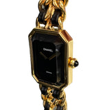 シャネル CHANEL プルミエールS H0001 GP/革 クオーツ レディース 腕時計