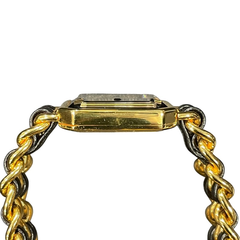 シャネル CHANEL プルミエールS H0001 GP/革 クオーツ