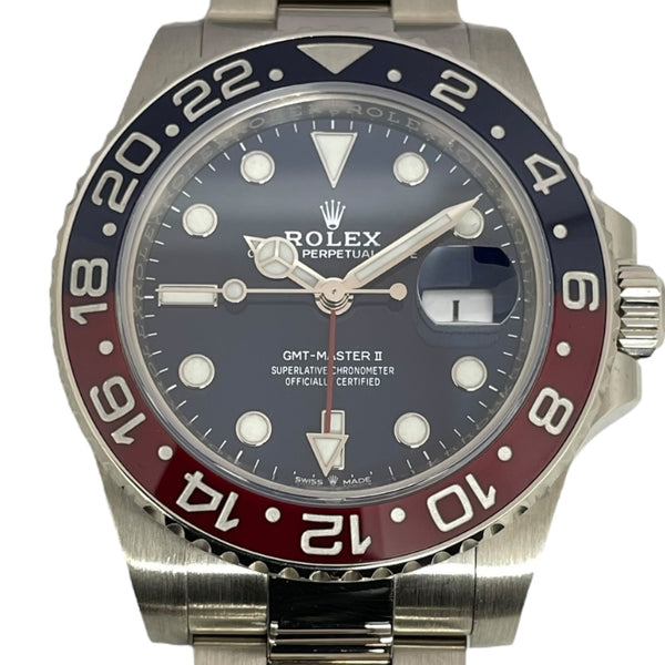 ロレックス ROLEX GMTマスター2 ランダムシリアル 126719BLRO ブルー K18WG 自動巻き メンズ 腕時計