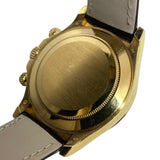 ロレックス ROLEX デイトナ ホワイトシェル V番 116518NG ホワイトシェル K18YG/革ベルト（社外品） 自動巻き メンズ 腕時計
