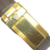 ロレックス ROLEX デイトナ ホワイトシェル V番 116518NG ホワイトシェル K18YG/革ベルト（社外品） 自動巻き メンズ 腕時計