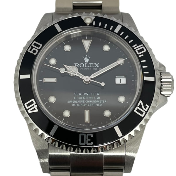 ロレックス ROLEX シードゥエラー Z番 16600 ブラック SS 自動巻き メンズ 腕時計
