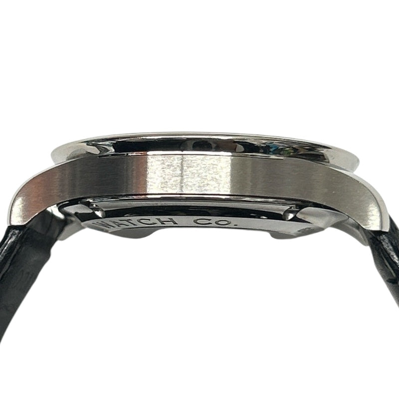 インターナショナルウォッチカンパニー IWC ポルトキーゼ クロノグラフ IW371438 ブラック SS 自動巻き メンズ 腕時計