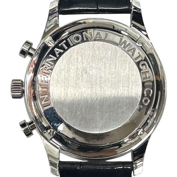 インターナショナルウォッチカンパニー IWC ポルトキーゼ クロノグラフ IW371438 ブラック SS 自動巻き メンズ 腕時計