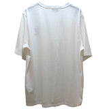 エルメス HERMES ミニレザーパッチTシャツ ホワイト コットン メンズ 半袖Ｔシャツ