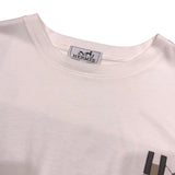 エルメス HERMES ミニレザーパッチTシャツ ホワイト コットン メンズ 半袖Ｔシャツ