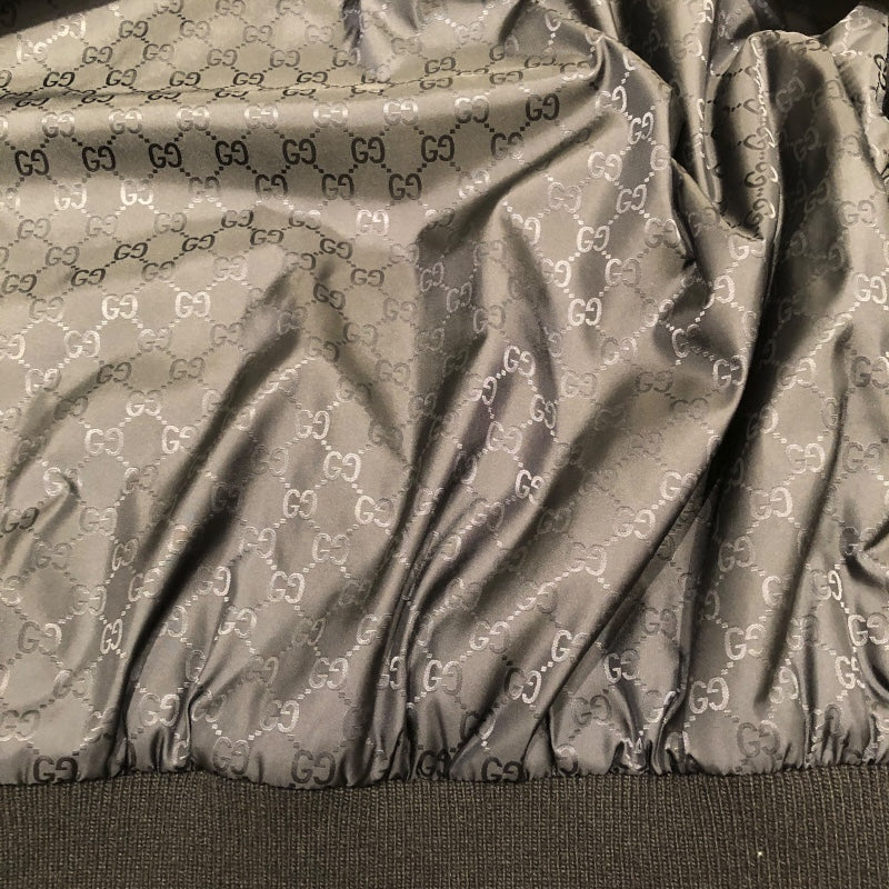 グッチ GUCCI GG総柄リバーシブルブルゾン 672259 シャンパン×ブラック ナイロン ブルゾン