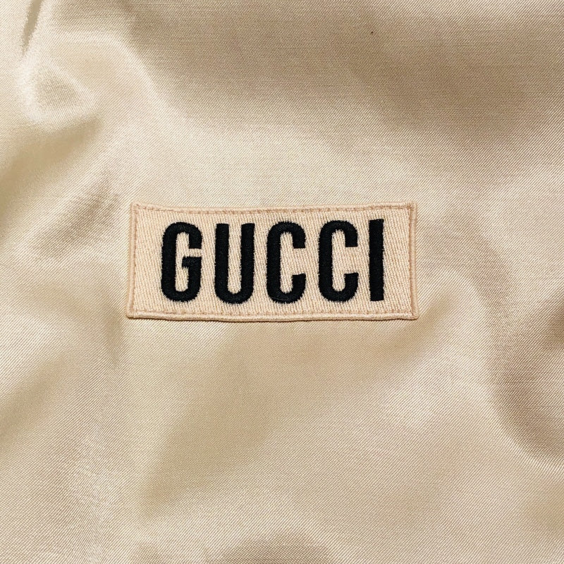 グッチ GUCCI GG総柄リバーシブルブルゾン 672259 シャンパン×ブラック ナイロン ブルゾン