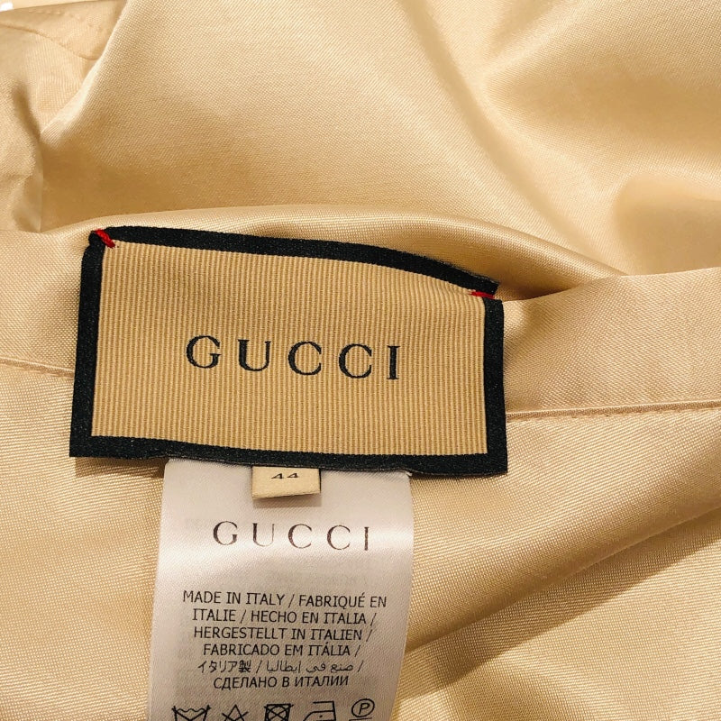 グッチ GUCCI GG総柄リバーシブルブルゾン 672259 シャンパン×ブラック ナイロン ブルゾン