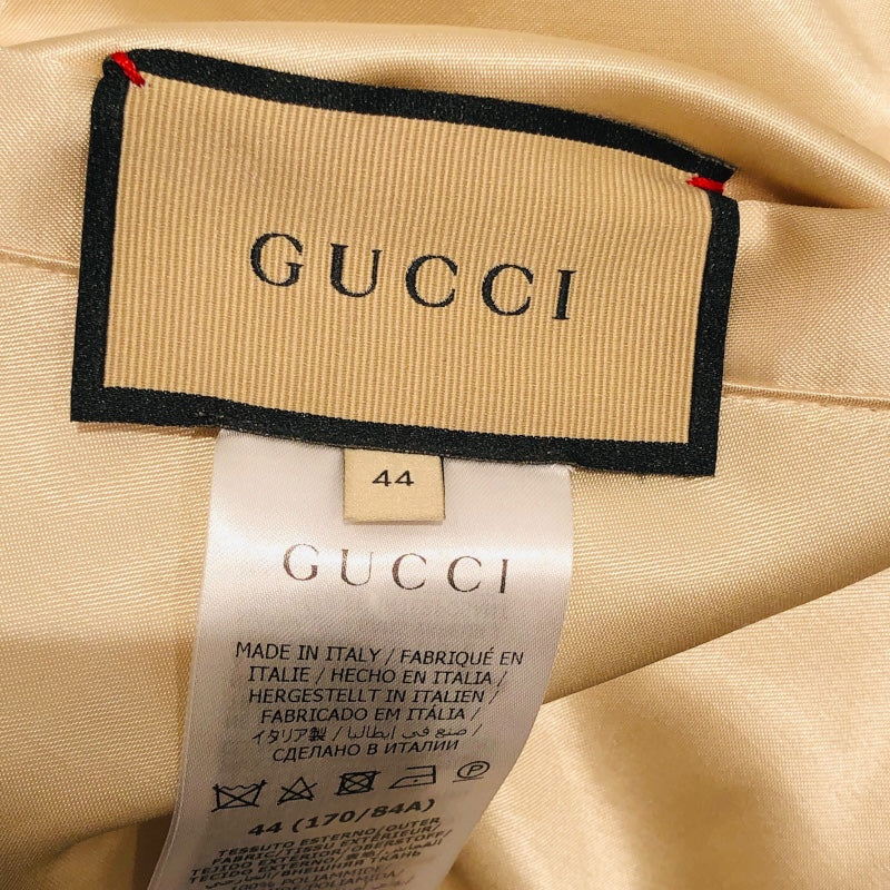 グッチ GUCCI GG総柄リバーシブルブルゾン 672259 シャンパン×ブラック ナイロン ブルゾン