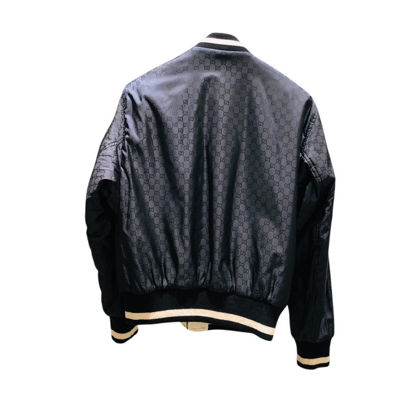グッチ GUCCI GG総柄リバーシブルブルゾン 672259 シャンパン×ブラック ナイロン ブルゾン
