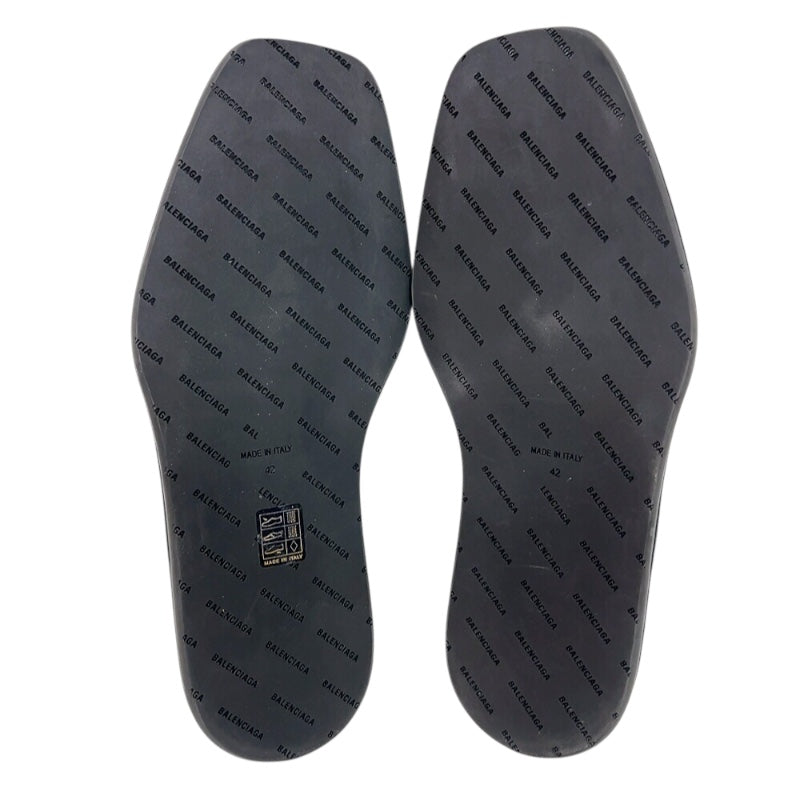 バレンシアガ BALENCIAGA PARIS スリッパ 589350 ブラック コットン