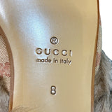 グッチ GUCCI プリンスタウン GGファー装飾ミュール ベージュ キャンバス/ファー メンズ その他靴